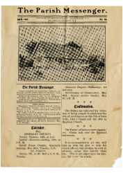 1907 EPIPHANY The Parish Messenger Newsletter