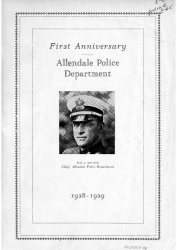 1929 First Anniv Allendale Police Dept_Part1