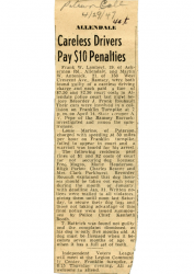 1947-04-29  Careless drivers pay penalties