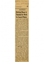 1947-07-03 Retirement of Mayor J George Christopher