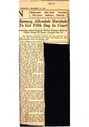 1948-12-05  Ramsey Allendale Marshalls to get 5th day in court