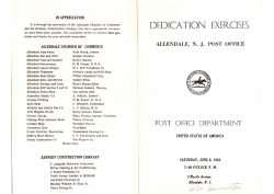 1963-06-08 PO Dedication of Post Office Program v2