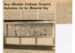 1964-04-30  New Allendale Firehouse Occupied