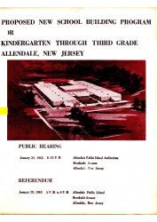 1965-01-25 Hillside proposed new building program K – 3