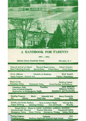 1971 Hillside Brookside Handbook for Parents