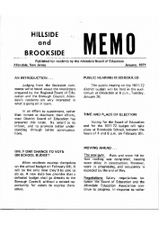 1971-01 Hillside Brookside Memo