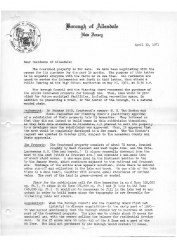 1971-04-30 CRESTWOOD Borough Hall Report Crestwood For Sale