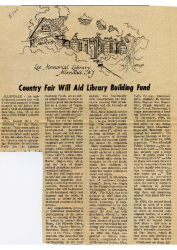 1971-08-25 LML Country Fair will aid library building fund