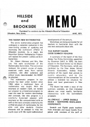 1972-06 Hillside Brookside Memo