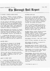 1972-06-30 Borough Hall Report