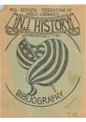 1976-01 Mid Bergen Federation of public libraries NJ History Bibliography