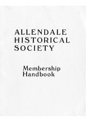 1977 Ald Historic Society Membership Handbook