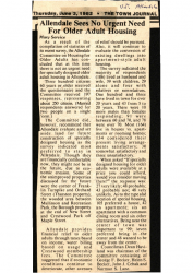 1982-06-03  No need for older adult housing