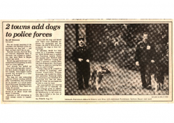 1986-10-15  2 towns add dogs to police forces A