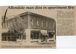 1988-09-17  man dies in apartment fire A