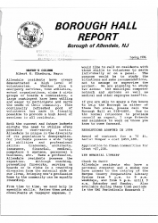 1996-03 Borough Hall Report
