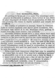 CRESTWOOD newspaper re Pool 001