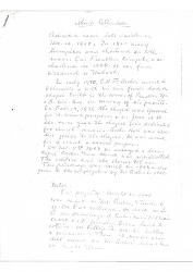 About Allendale handwritten