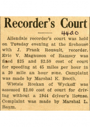 Recorders Court 735